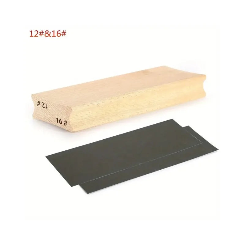 Dual-purpose Guitar Fretboard Radius Grinding Block Sandpaper