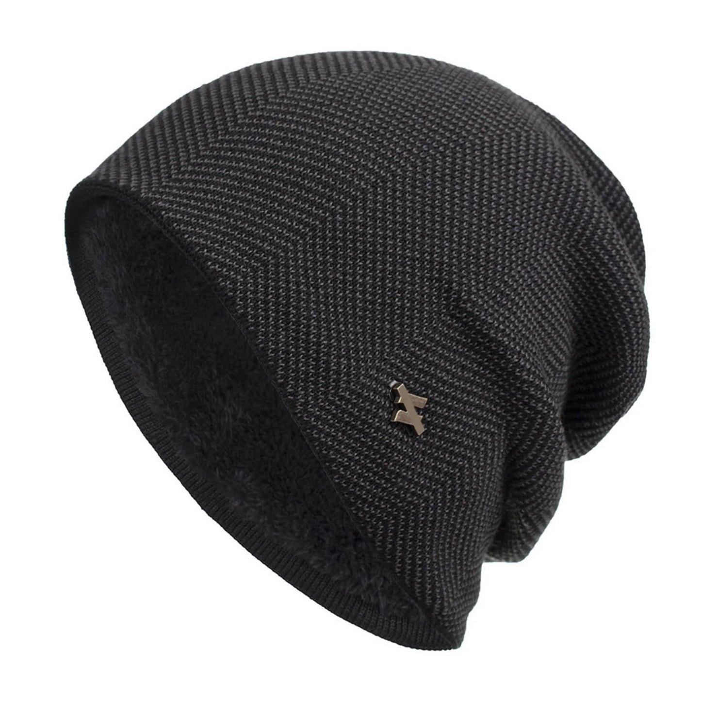 Unisex Slouchy Knitted Beanie Hat Lightweight Soft Wool All-matching Style for Home Office Travel School Hiking Peaceful Pleasures Health and Wellness Deep orchid