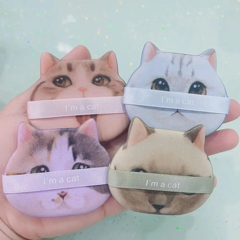 BIOAOUA Cat Air Cushion Powder Puff – Dry Wet Foundation