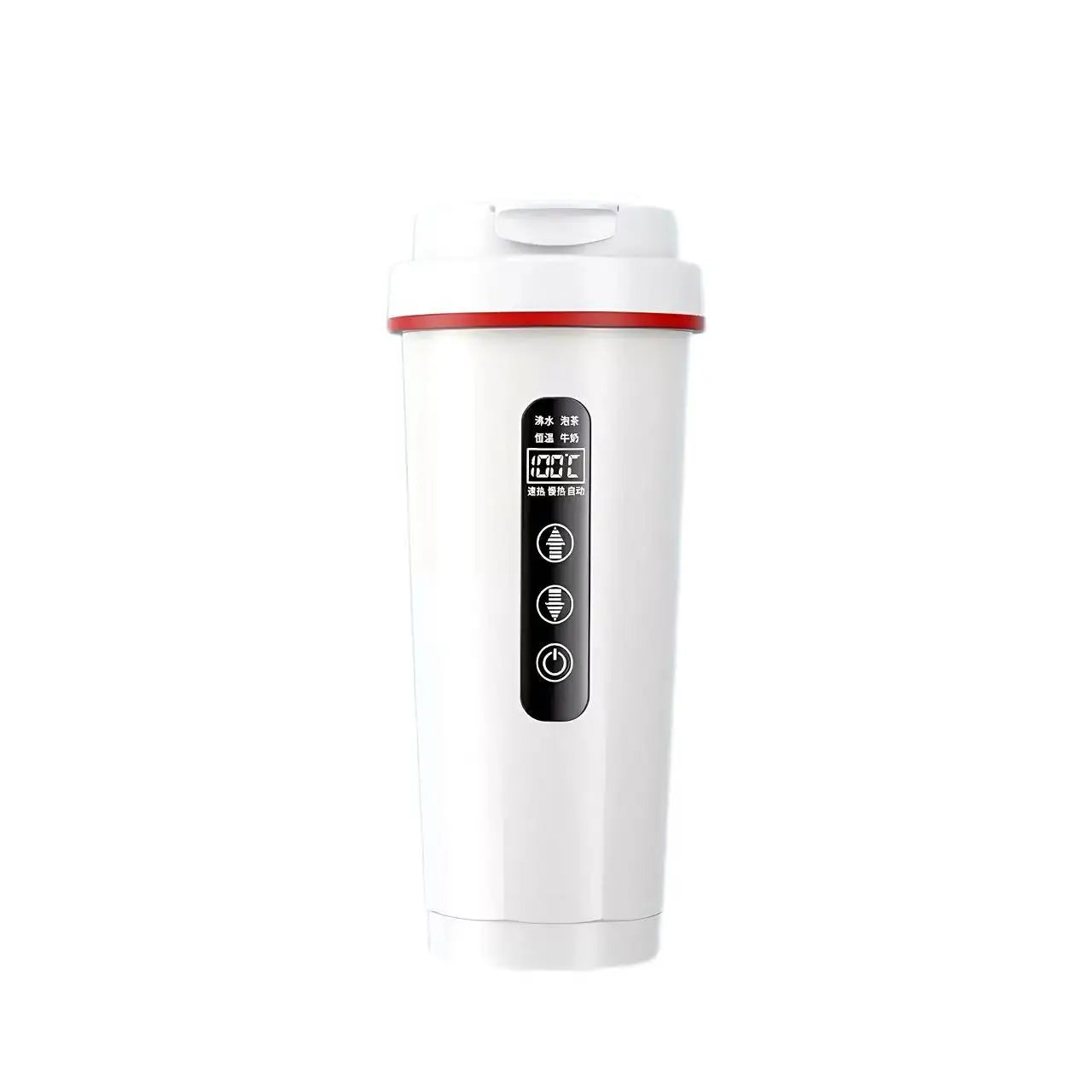 Car Electric Kettle 12V24V Universal for Car Truck 316 Stainless Steel Inner Liner Portable Heating Insulation Truck 500ML Large Peaceful Pleasures Health and Wellness White