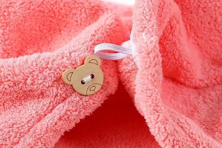 Microfiber Quick-Dry Hair Towel Cap – Super Absorbent