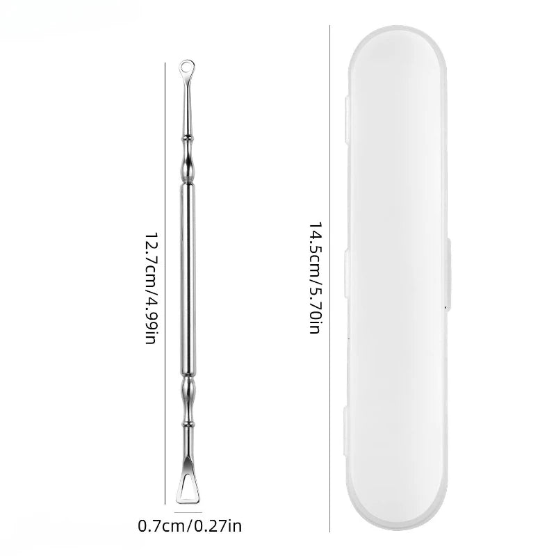 Stainless Steel Double-Head Blackhead Extractor Tool
