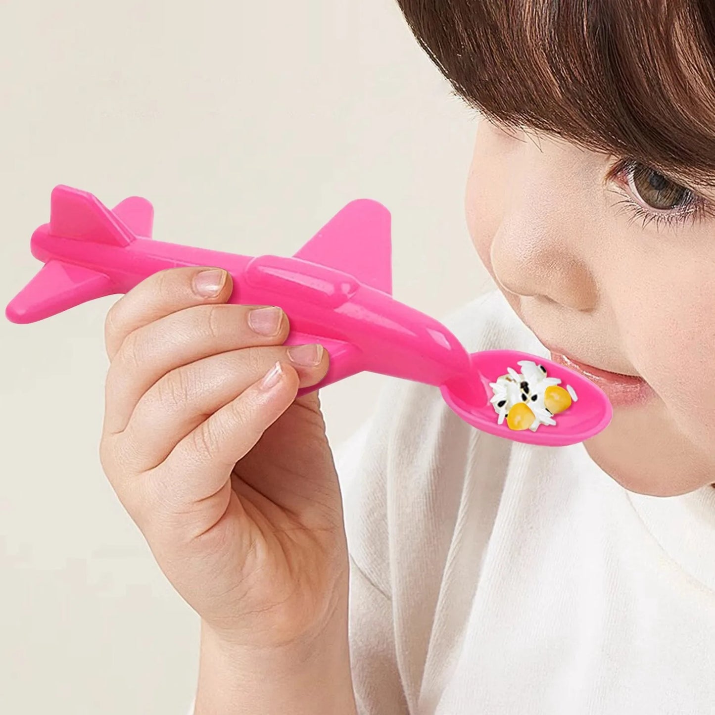 Airplane Baby Feeding Spoon – Toddler Training Cutlery