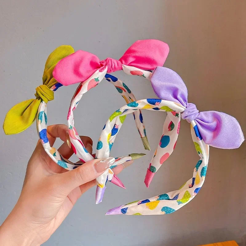 Girls Strawberry Headband – Cute Kids Hair Hoop Accessory