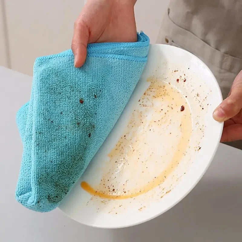 A Set of 20/50Pcs Cleaning Cloth Set in Random Colors, Multi-Functional and Absorbent, for Home, Kitchen, Living Room, Bedroom, Bathroom, and Furniture Stain Removal, Glass Cleaning, Microfiber Cleaning Cloth for Both Dry and Peaceful Pleasures Health and Wellness