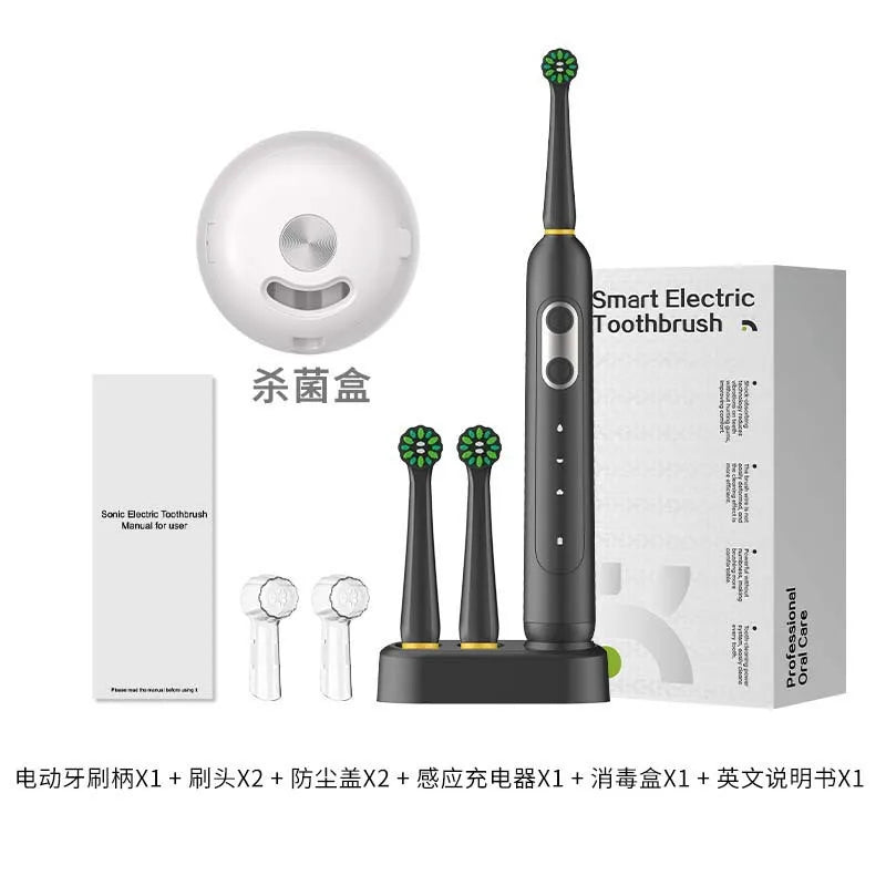 Rechargeable Electric Toothbrush – 3 Modes, Whitening, Travel