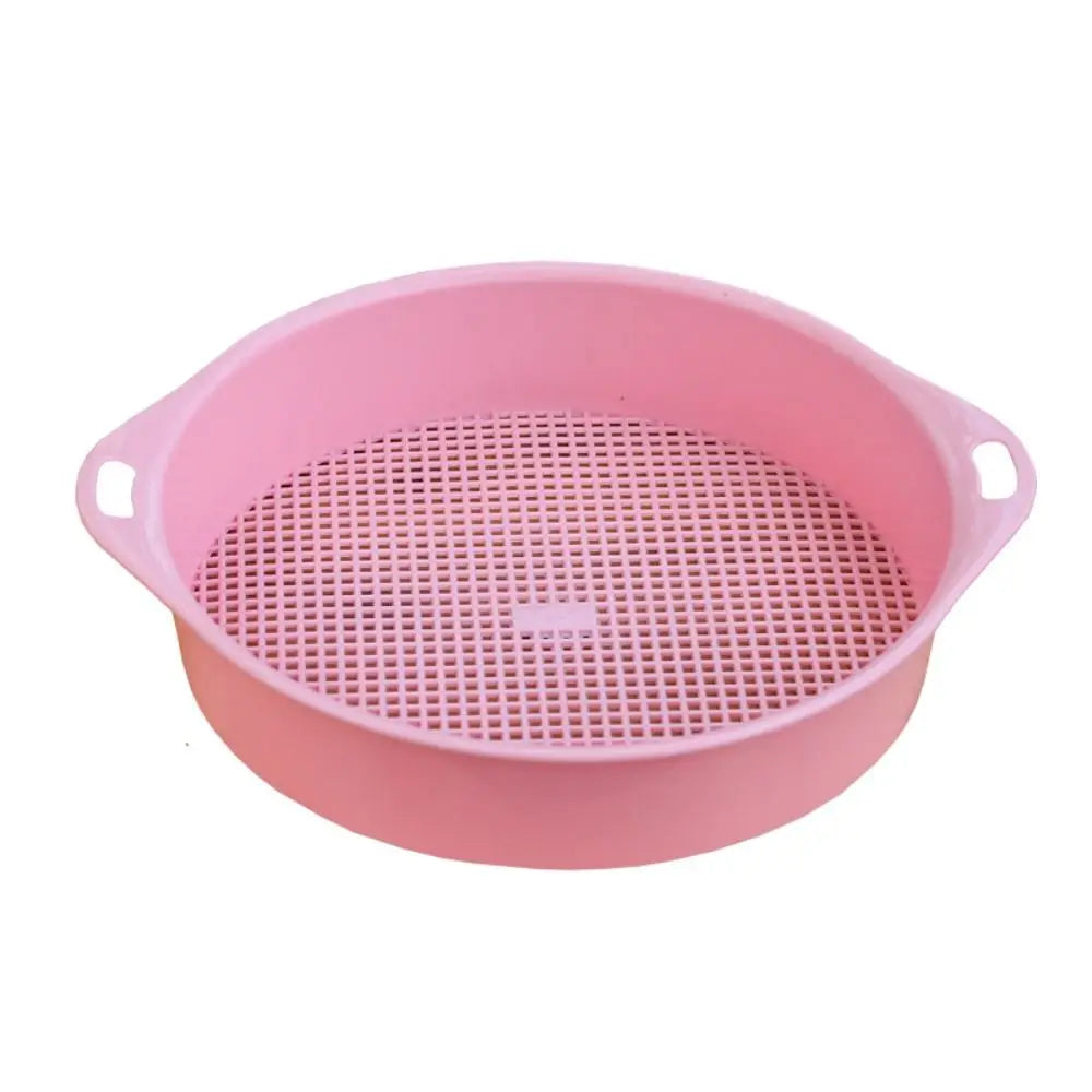 Plastic Soil Sieve Sifter | Round Garden Mesh Screen Filter