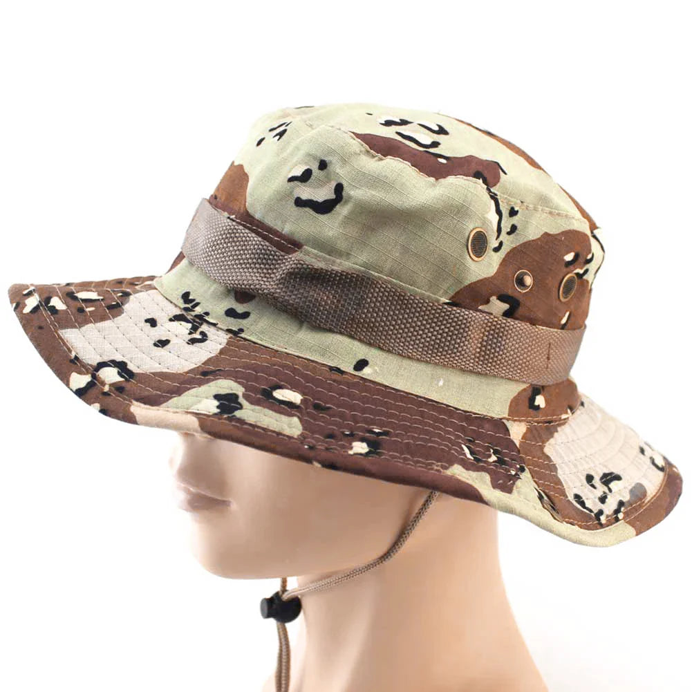 Camouflage Boonie Hat | Outdoor Fishing & Camping Sun Hat