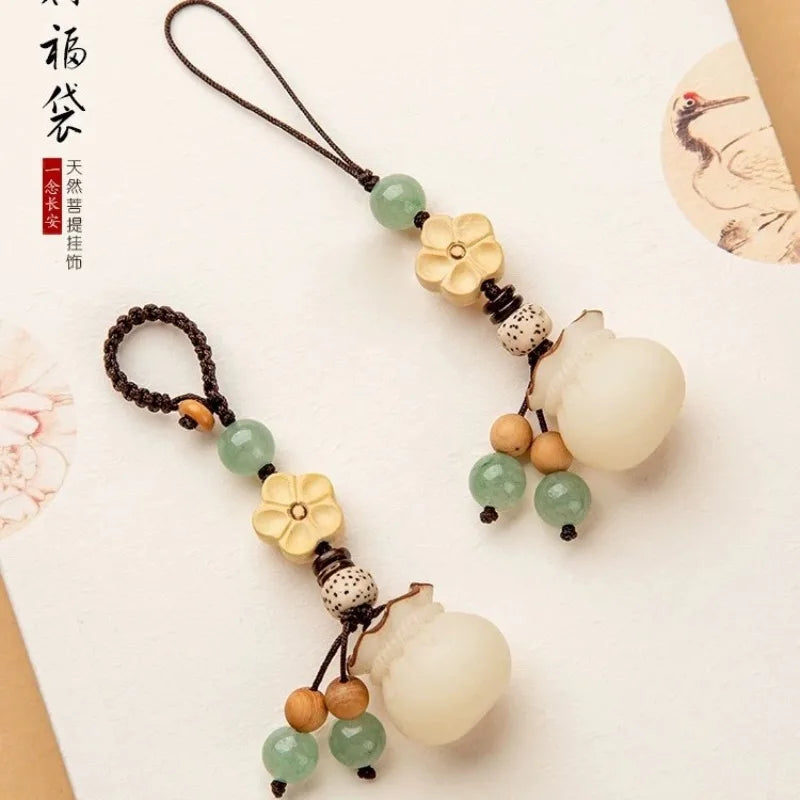 Bodhi Fortune Pouch Keychain | Wealth-Attracting Pendant