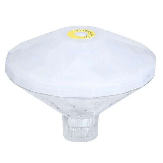 Diamond Floating Pool Light | Color-Changing Waterproof LED Lamp Floating Pool Light Peaceful Pleasures Health and Wellness Blue