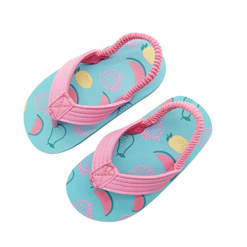 Kids Summer Flip Flop Sandals | Soft EVA Beach Shoes Boys Girls