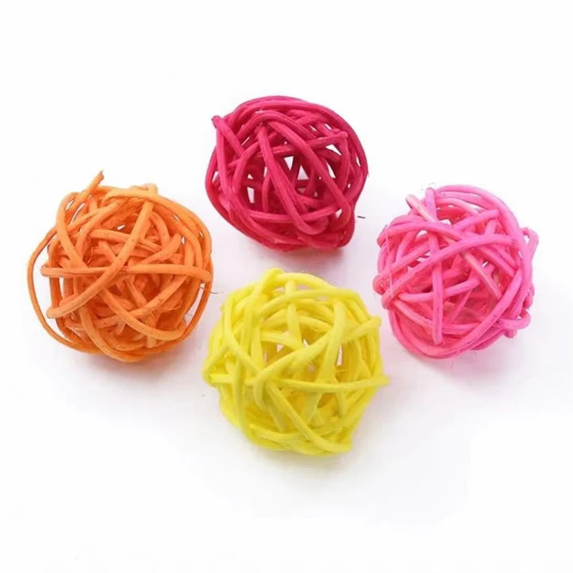 Artificial Rattan Balls 20/40 Pcs – DIY Wedding & Home Décor