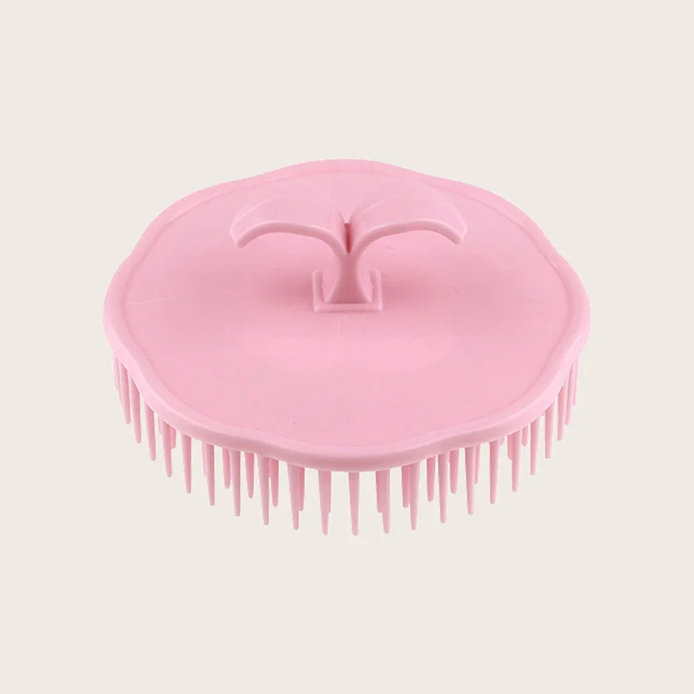 Silicone Scalp Massage Brush – Shampoo & Hair Care Comb