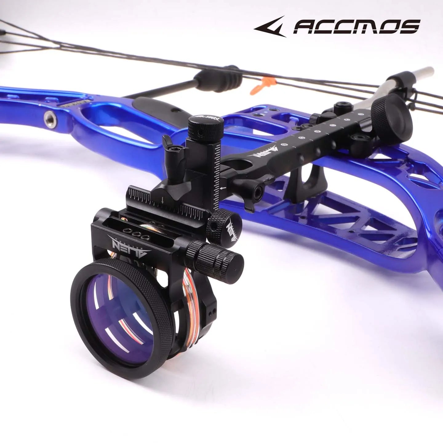 Compound Bow 5-Pin Archery Sight 2x 4x 6x 8x Magnification Optional