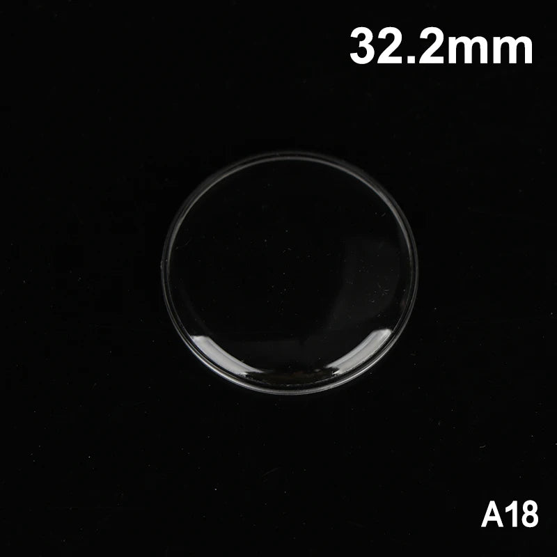 28–32.2mm Acrylic Watch Crystal Lens Dome Replacement Cover