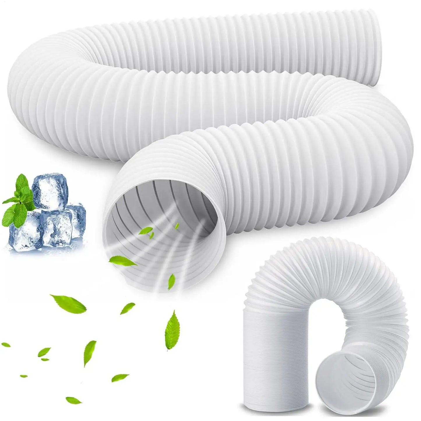 Portable AC Hose Connector & Exhaust Duct Vent Kit 130/150mm
