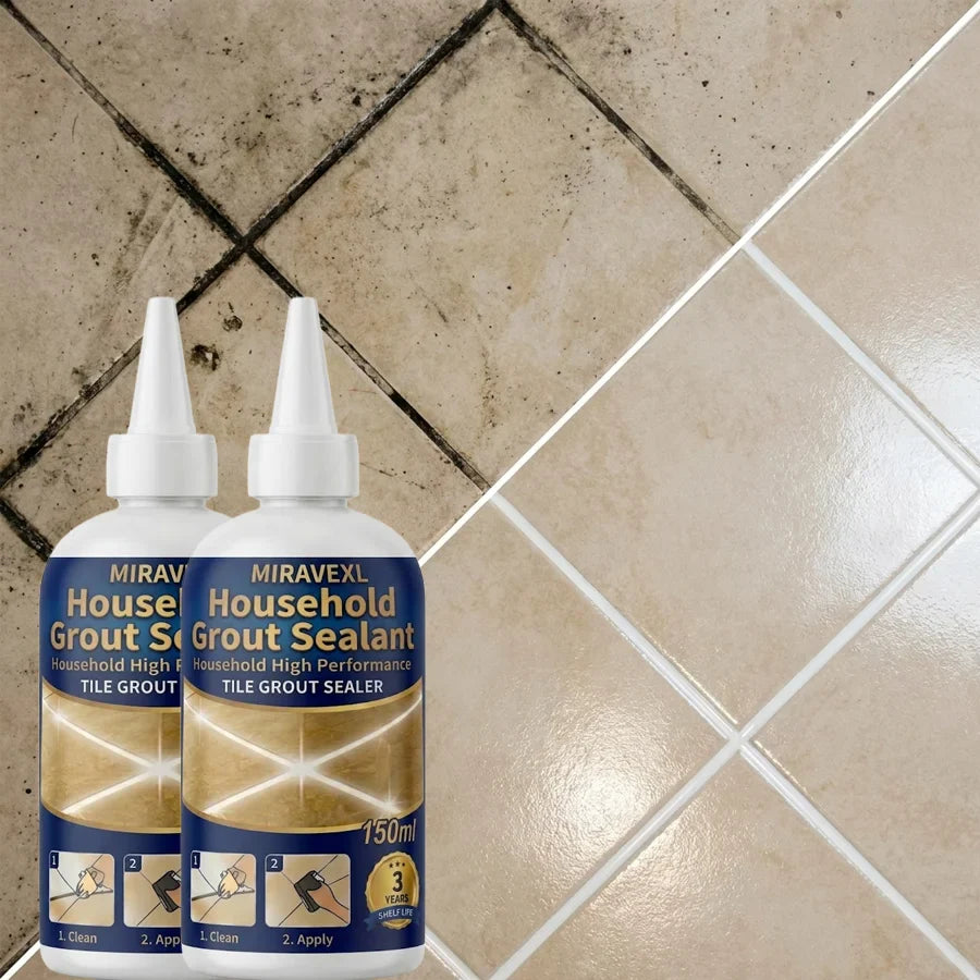 MIRAVEXL Waterproof Grout Sealer & Tile Repair Kit with Tools