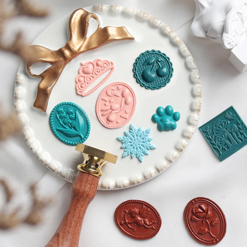Retro Wax Seal Stamp Alloy Handle – Wedding & Scrapbook