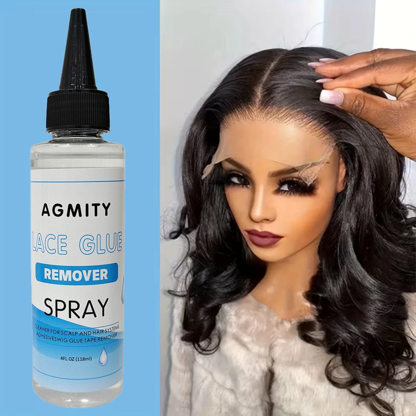 4oz Wig Glue Remover Solvent for Lace Wigs & Toupees | 118ml