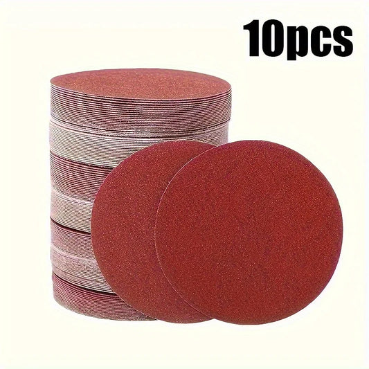 5-inch Circular Self-adhesive Sandpaper Disc Polishing Machine 60-800 Peaceful Pleasures Health and Wellness 10pcs 60