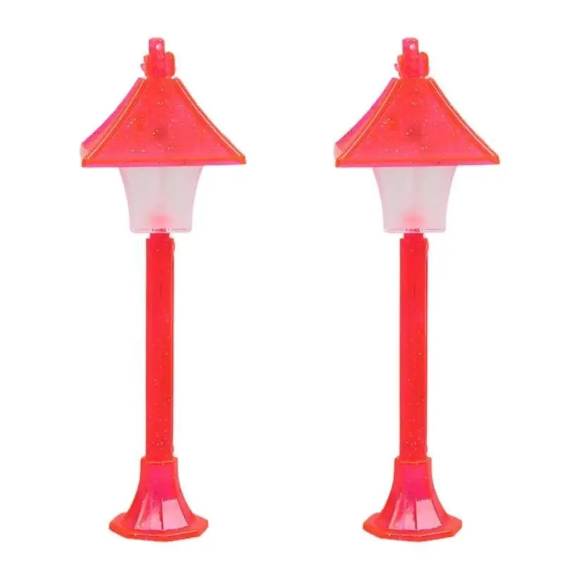 1/12 Scale Miniature Street Lamp for Dollhouses – 2PCS