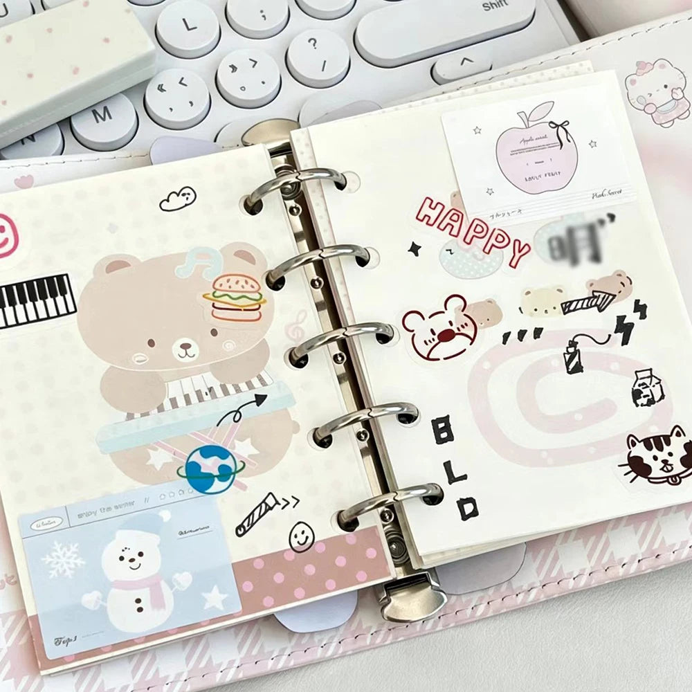 60 Sheets Dessert Series M5 Loose Leaf Replacement Core Korean