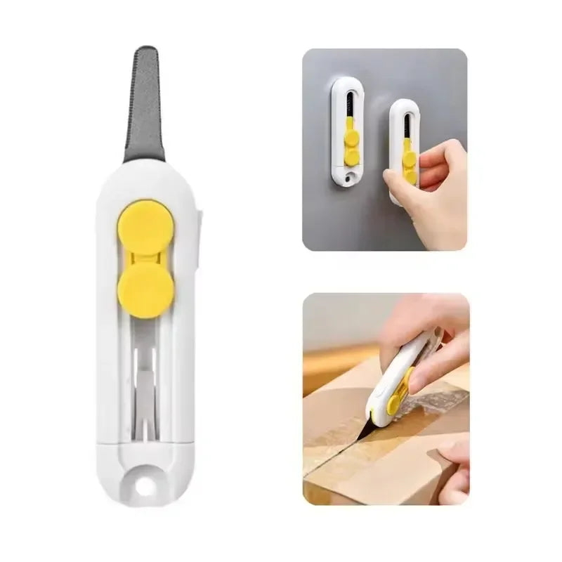 Mini Magnetic Box Cutter with Safety Lock | Package Opener Box Cutter Peaceful Pleasures Health and Wellness