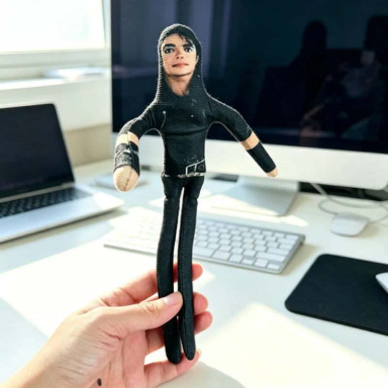 Anime Michael Jackson Cosplay Prop Doll Plush Stuffed Figure Dolls