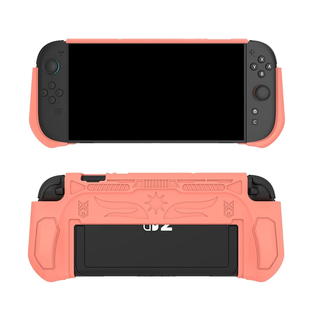 Beautiful And Generous Protective Case For Switch2 One-Piece TPU Case Insertable Base Case For Switch2 Protective Case Peaceful Pleasures Health and Wellness