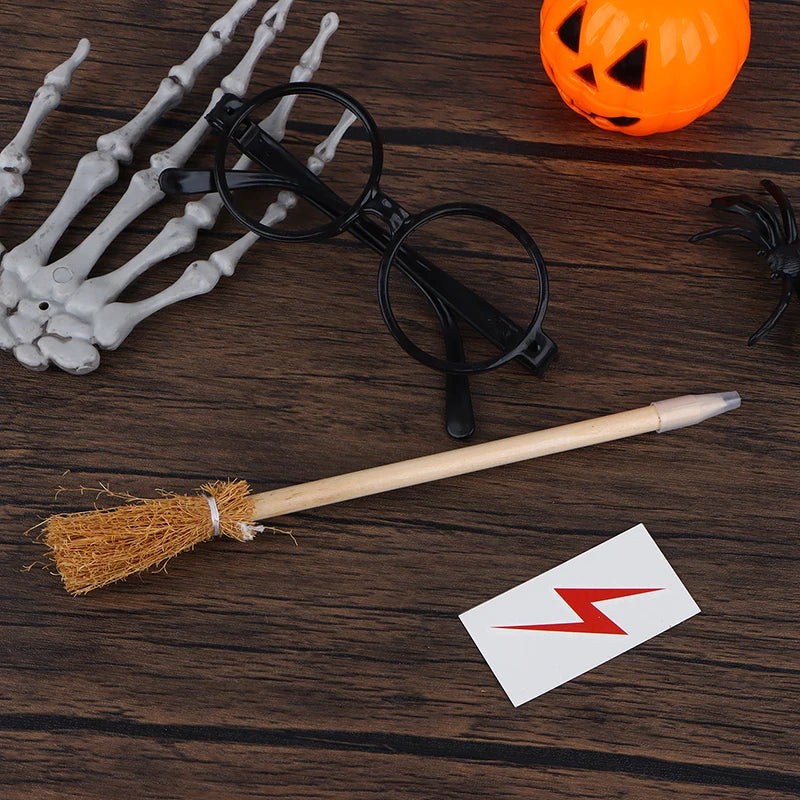 45-Piece Wizard Party Favors – Wand Pencils, Brooms & Glasses