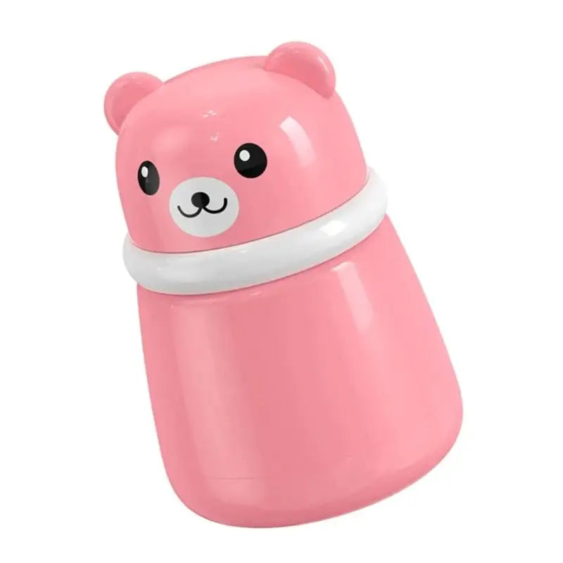 Bear Shaped Baby Powder Puff Box | Safe Infant Storage Case