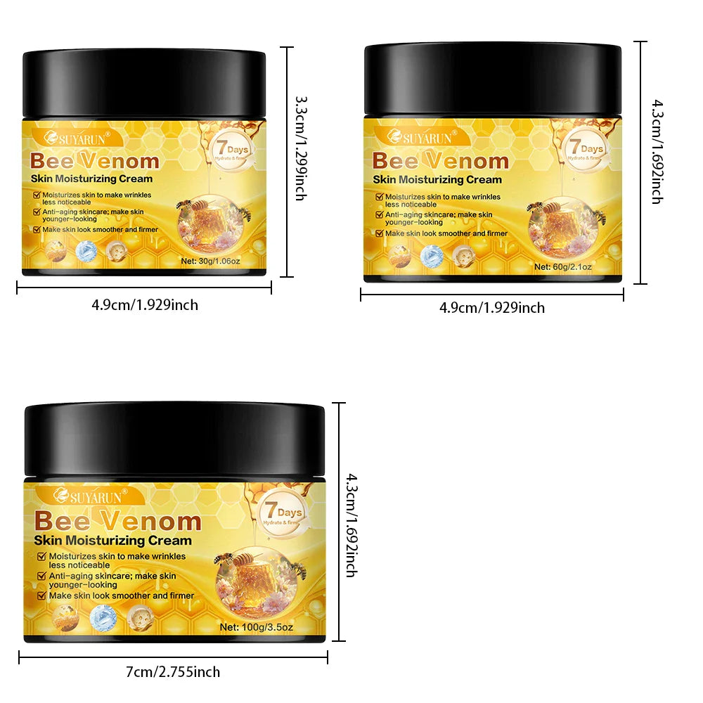 SUYARUN Bee Venom Cream – Hydrating Anti-Aging Face Moisturizer