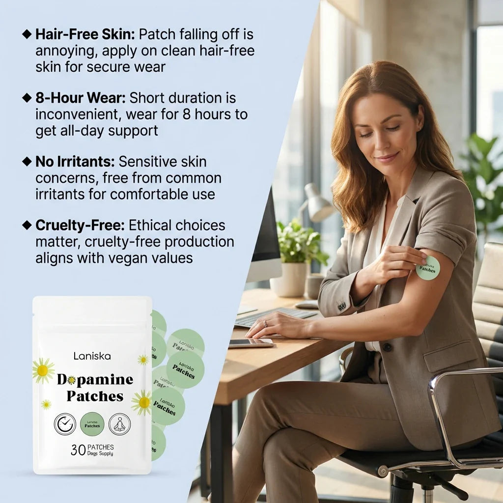 Dopamine Body Patches – Hyaluronic Acid & Mint Herbal Skincare