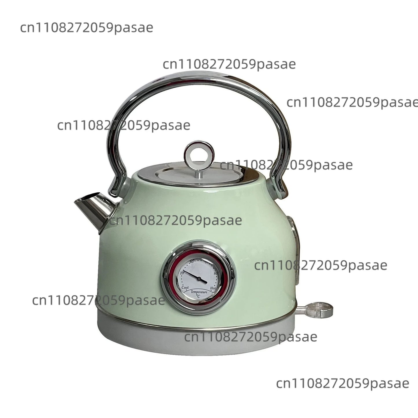 Retro 304 Stainless Steel Electric Kettle 1.7L – Auto Shut-Off