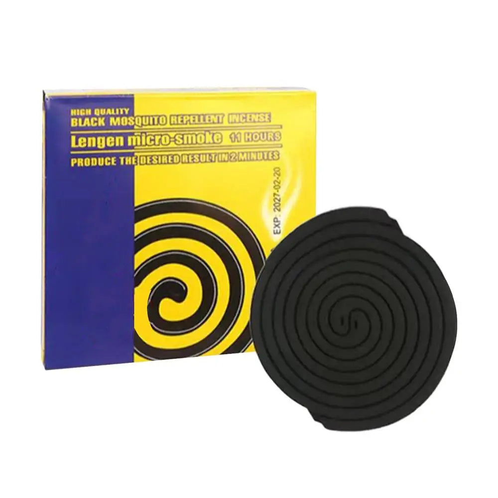 Natural Spiral Incense Coils Long-Lasting Fragrance for Outdoor Camping Patio Garden Balcony & Indoor Activities Peaceful Pleasures Health and Wellness 1 Box