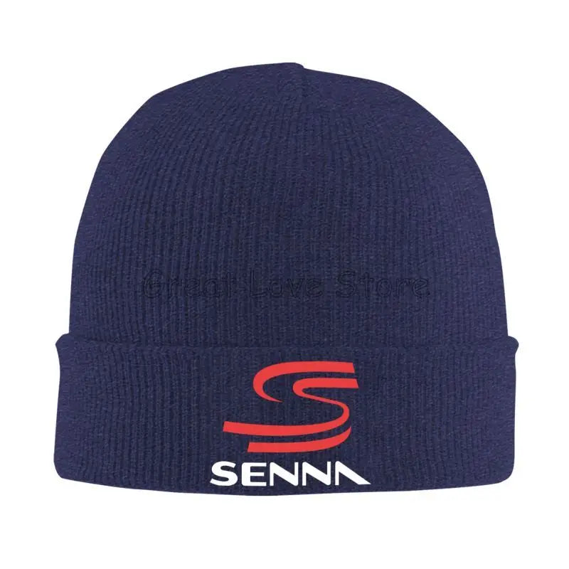 Ayrton Senna Print Beanie | Unisex Warm Winter Skull Cap