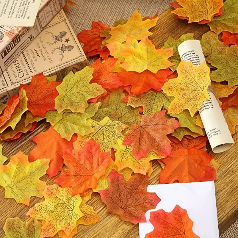 Silk Maple Leaf Artificial Flowers – Autumn Wedding & Home Decor