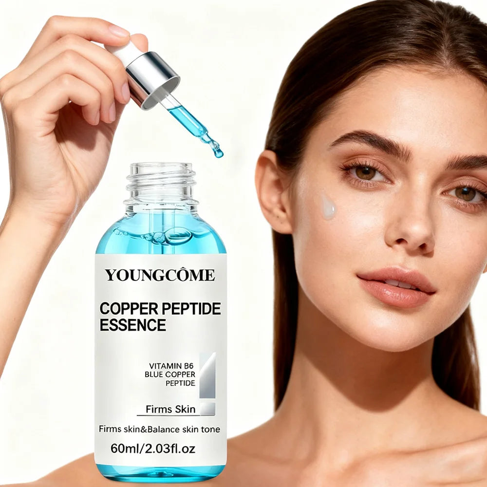 1/2/3pcs Blue Copper Peptide Serum with Vitamin B6 - Skin Firming & Tone Balancing Facial Treatment for Daily Care Peaceful Pleasures Health and Wellness