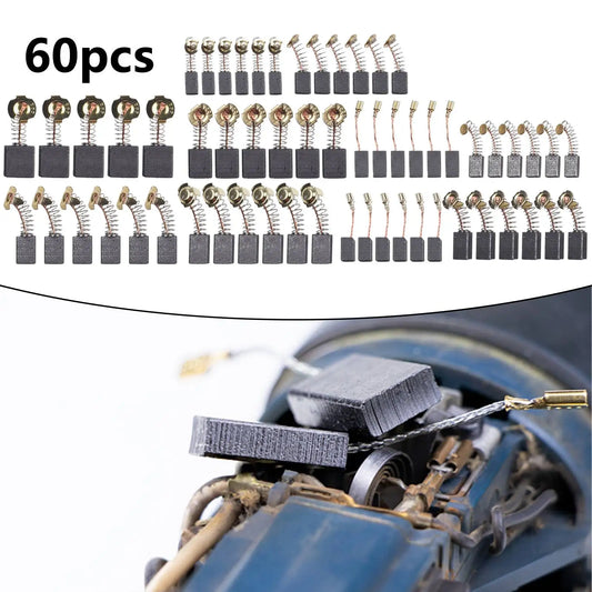 10 Sizes Electric Motor Carbon Brushes Replacement Power Tool Hammer Peaceful Pleasures Health and Wellness