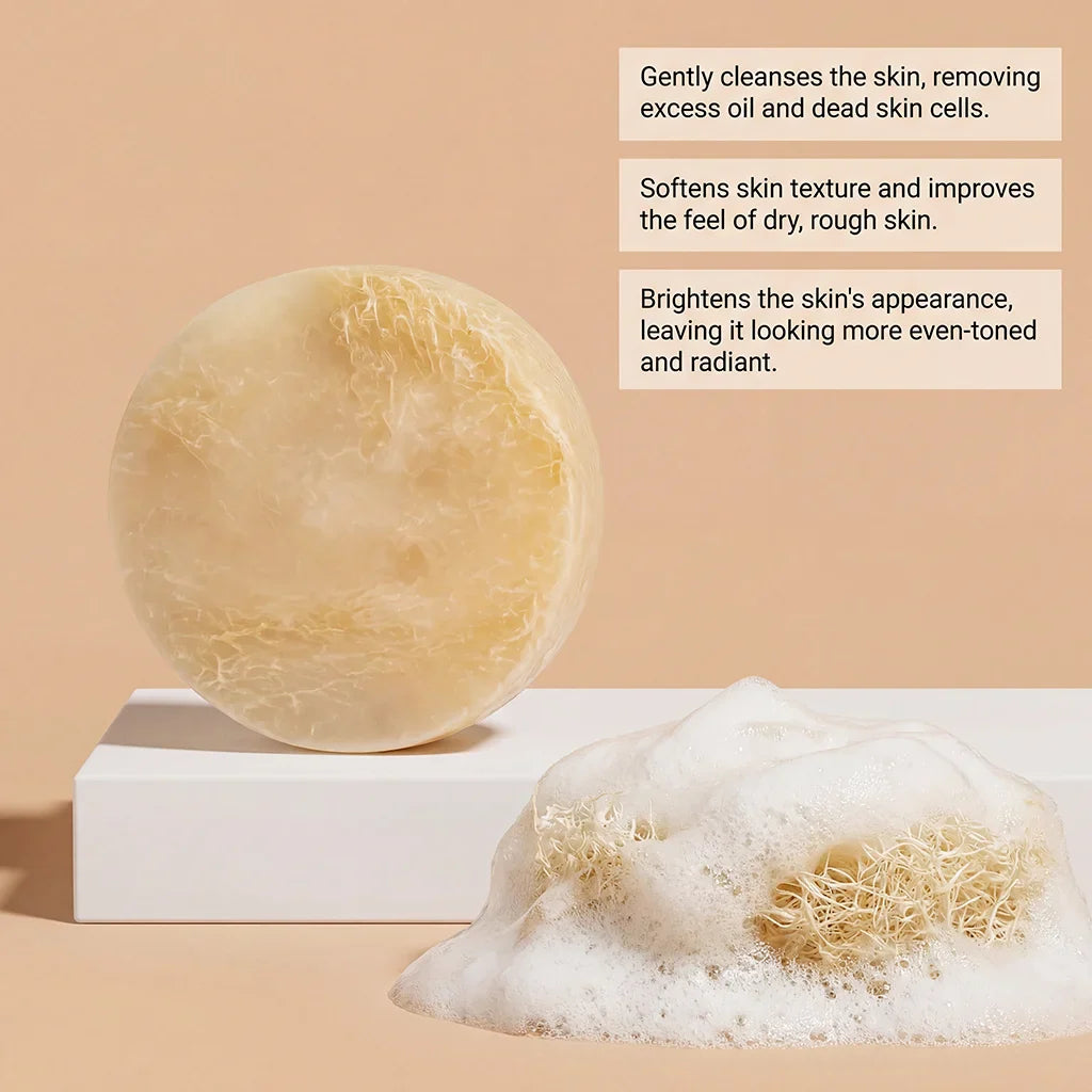 Eelhoe Loofah Exfoliating Soap – Moisturizing Handmade Body Bar