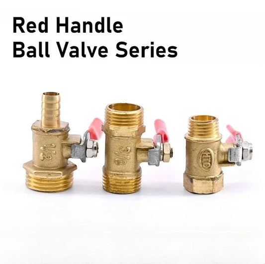 Brass Ball Valve Hose Adapter 1/4" Quick Connector | Garden Irrigation Irrigation Hose Adapter Oasis Select