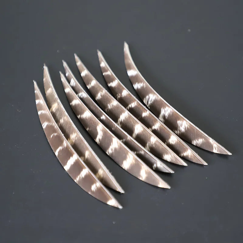 ACCMOS 5-Inch Real Turkey Feather Fletching Arrow Feathers 15 Colors