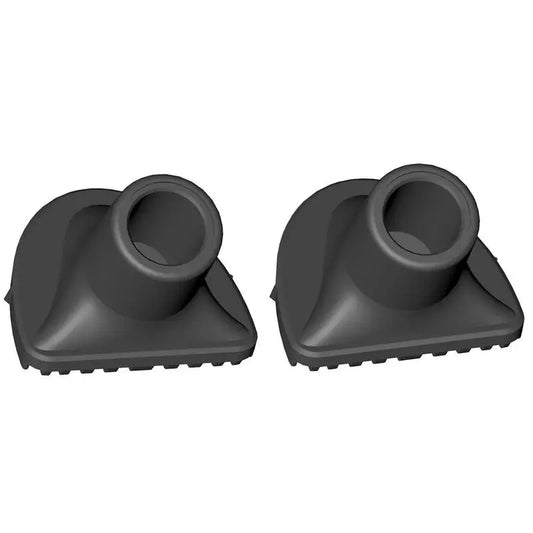 2pcs Golf Bag Leg Feet Attachable Stand Feet For Golf Bag Durable Black Rubber Golf Bag Feet Attachment Golf Players Bags Stan Peaceful Pleasures Health and Wellness