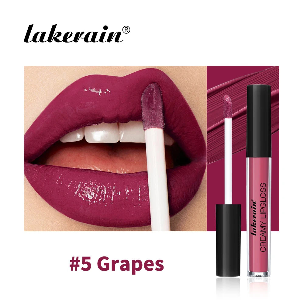 Waterproof Lip Stain 8 Colors Creamy Lip Gloss Long Lasting Non Fading Moisturizing Velvet Liquid Lipstick Moisture Makeup Peaceful Pleasures Health and Wellness 1pc 5