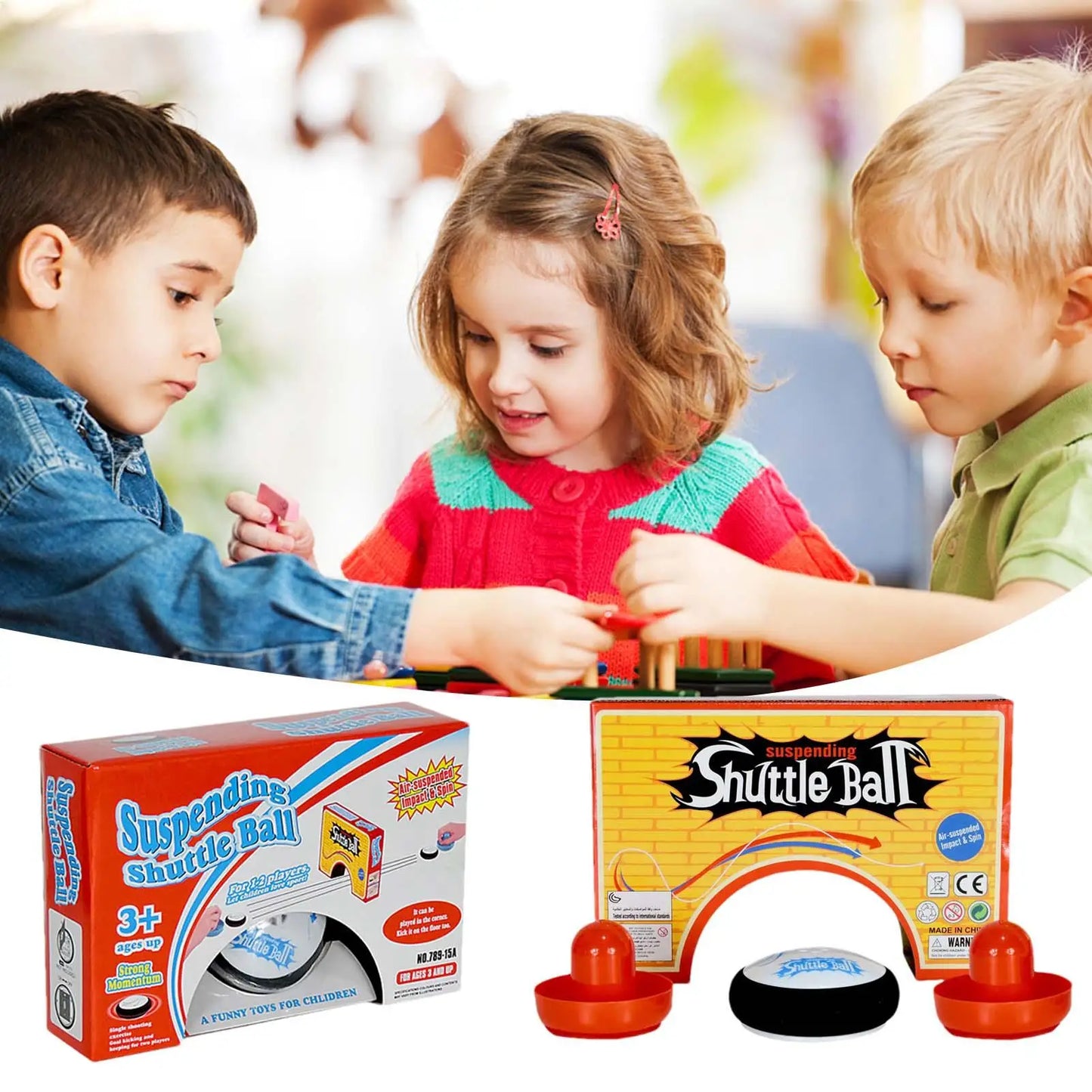 Mini Electric Hover Hockey Puck – Kids Tabletop Floating Game