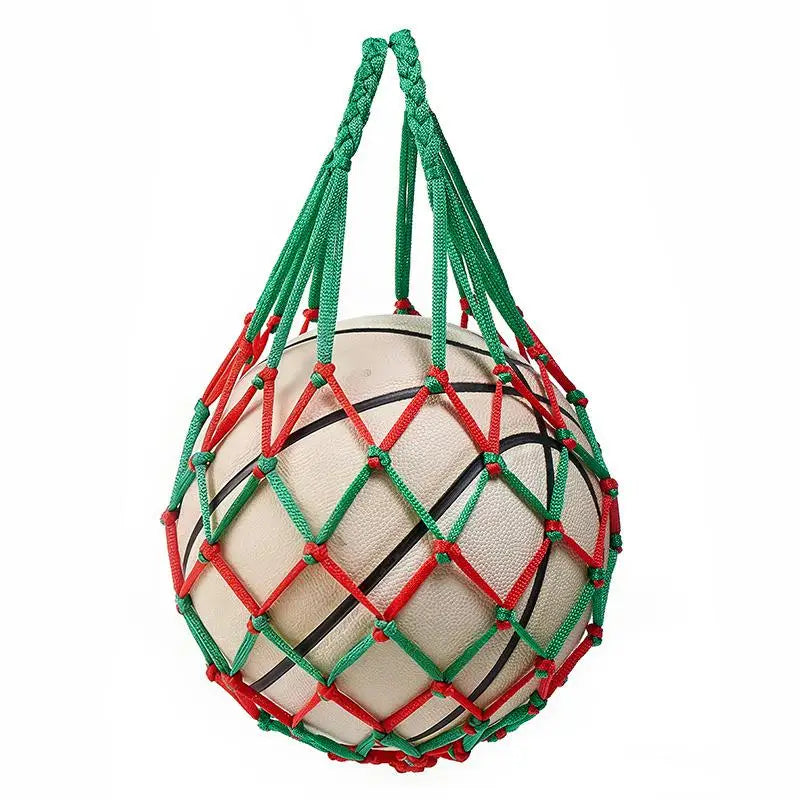 Nylon Mesh Ball Net Bag – Soccer, Basketball & Volleyball