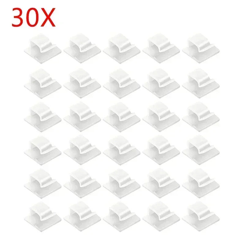 1-30Pcs Rubber Cable Gland Cable Storage Clip D/wiring Accessories Guiding Line Wire Puller Organiser Fixing Passes Cables Pass Peaceful Pleasures Health and Wellness 30 White