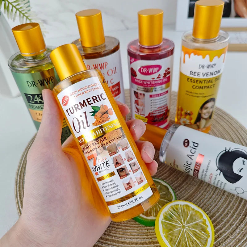 Turmeric Massage Oil – Body SPA, Moisturizing & Scraping 200/300ml