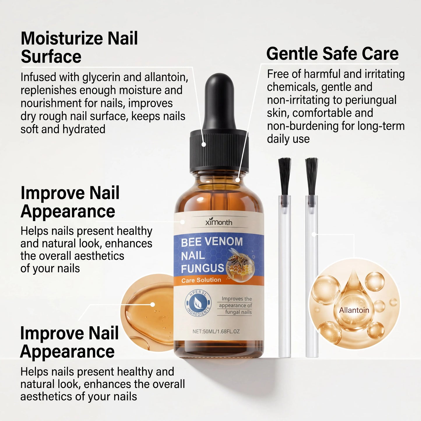 Bee Venom Nail Care Essence 50ml – Nourish & Restore Nails