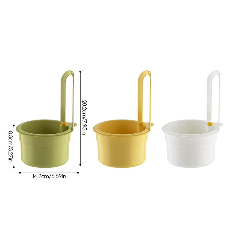Push Automatic Dumping Sink Strainer Basket Kitchen Garbage Collect Strainer Anti-Clog Drain Basket Strainer Sink Accessories Peaceful Pleasures Health and Wellness